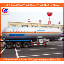 25t LPG Cooking Gas Delivery Truck 60m3 LPG Tank Trailer